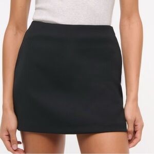 Abercrombie & Fitch Black Mini Skort